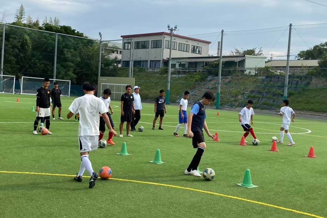 サッカー療育の様子